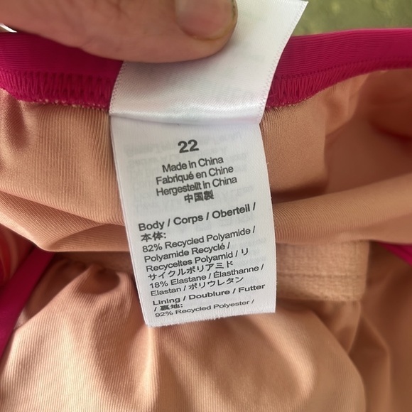 J Crew ruched bandeau one piece strapless or strap slimming swimsuit size 22 - Picture 7 of 16